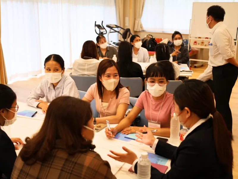 仕上げ研修の様子